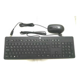 4 Kits. Teclado Y Mouse Hp Slim Business Usb, N3r88aa#ab