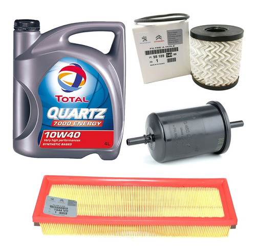 Kit Service 3 Filtros + Aceite 10w40 2008 1.6 Vti Nafta