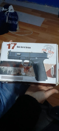 Pistola Balines De Acero Glock 17 Con Blowback Semiautomatic