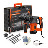 Rotomartillo Electrico 1300w Sds Plus + Accesorios + Kit Seg