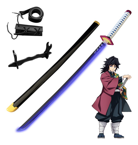 Demon Slayer Katana Madera Espada Serie Sable De Luz 104cm