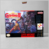 Super Castlevania Iv Snes - Caja, Manual, Soporte, Labels