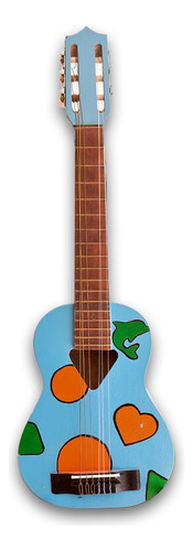 Guitarra Criolla Artesanal Niño Celeste Envio Gratis