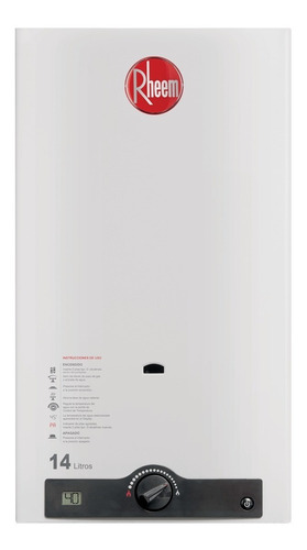 Calefon Rheem R7 14l Gas Nat 14 Lts Automatico Sin Piloto