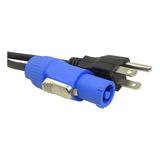 Cable De Poder Powercon Para Luces Line Array 1.2m 