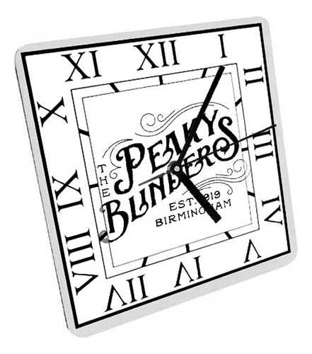 Reloj Madera Brillante Pared Y Mesa Peaky Blinders A5