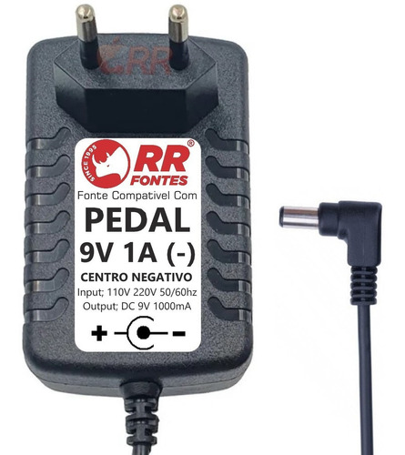 Fonte Pedal 9v Boss Afinadores Tu-series