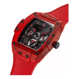 Reloj Guess Phoenix Gw0203g5 Rojo