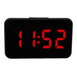 Reloj Digital Despertador D Pilas Verde Rojo Temp Alarma3610