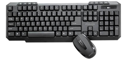 Combo Teclado Y Mouse Inalambrico Philco  Ck5204  Black 