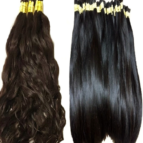 Cabelo Humano Mega Hair Brasileiro Liso 60/65 - 200 Gramas