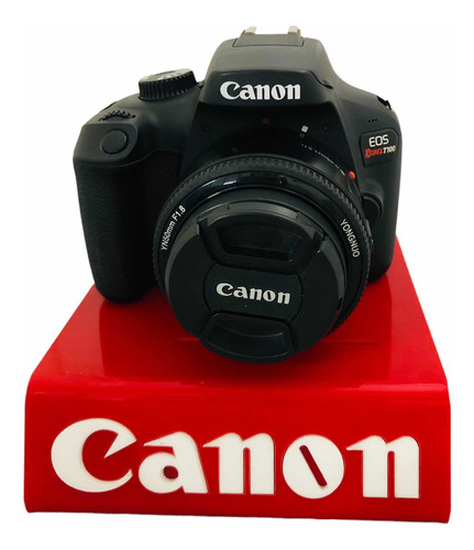 Câmera Cânon T100 C 50 Mm 1.8 Yognou Seminova 17100 Click