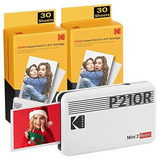 Impresora De Fotos Kodak Mini 2 Retro Incluye 60 Hojas -bco