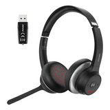 Headset Bluetooth Fone Ouvido Telemarketing + Adapt Usb Wire