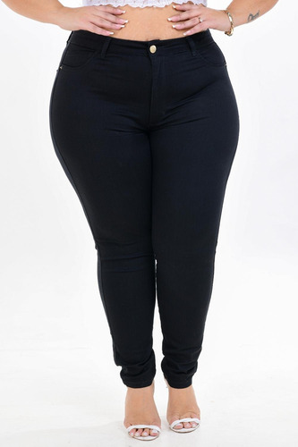 Calça Jeans Plus Size Skinny Karynn Cintura Alta