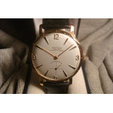 Precioso Reloj Aetos Antiguo 1956 Oro Plaque 18k Seminuevo!!