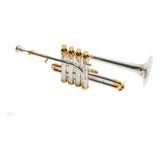 Trompeta Piccolo Custom Parquer Bb 4 Pistones +estuche+boq