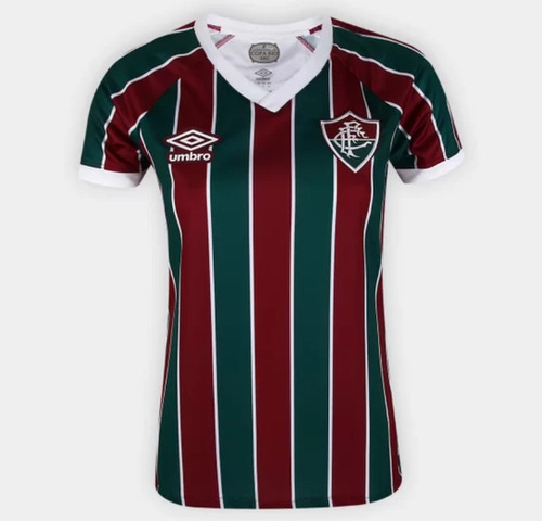 Nova Camisa Fluminense Feminina Tricolor Pronta Entrega