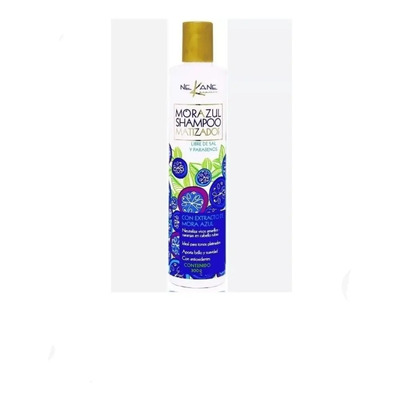 Shampoo Matizador Rubios Canas Mora Azul Nekane 300ml