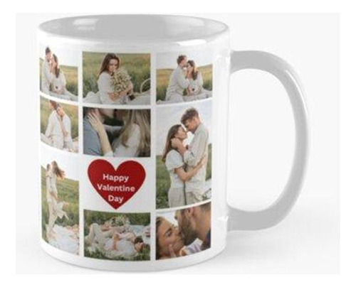 Taza Feliz Día De San Valentín Foto Personalizada Pareja Con