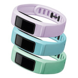 Kit 3 Pulseiras Originais Vivofit 2 Grande Verde Azul Rosa