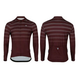 Jersey Ciclismo Gw Wave M/l Hombre Vinotinto