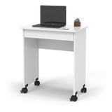 Mesa Pequena Para Notebook Ou Recepção 1 Gaveta Branco