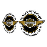 Calcomanias Stickers Calcas Harley Davidson Logo Escudo