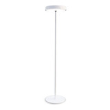 Lampara Pie Living Minimal Blanco Led  Charles Imdi