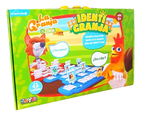 Juego De Mesa Identi Cara La Granja De Zenon Mundo Pre Cg108