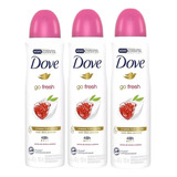 Desodorante Aero Dove Go Fresh Romã E Verbena - Kit C/3