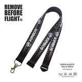 Lanyard Porta Gafete Airbus Fibra De Carbono 