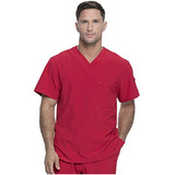 Camiseta Roja Enfermería Hombre Dickies 5xl Ajustable