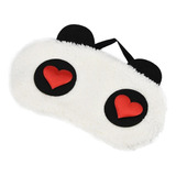 Antifaz Cubre Ojos Dormir Panda Osito 3d Kawaii Suave Mujer