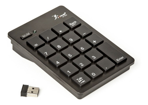 Mini Teclado Numérico Usb Sem Fio Escritorio Senhas Numeros