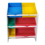 Organizador Colorido Azul Verde Vermelho Amarelo Brincar 