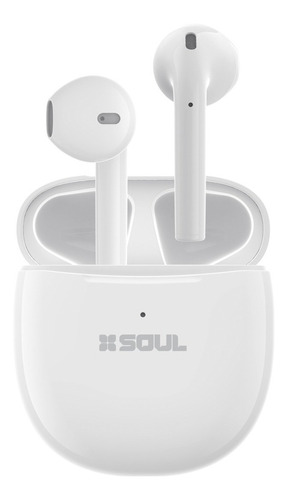 Auricular Recargable Soul Tws600 Bluetooth 5.2 Blanco Hd