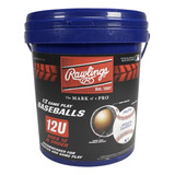 Rawlings Rolb2 Cubeta 12 Pelotas Practica Niños Beisbol 12u