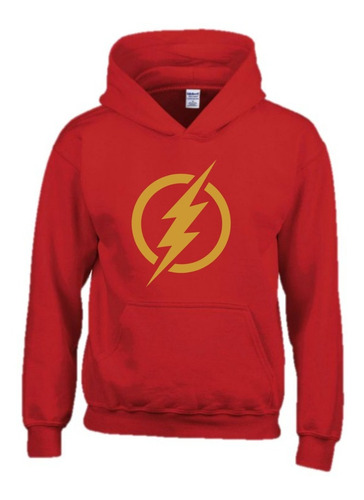 Buzo Flash Heroes Con Capota Hoodies Buso Saco