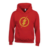 Buzo Flash Heroes Con Capota Hoodies Buso Saco