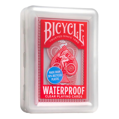 Baraja Bicycle Waterproof Cartas Transparentes Resistentes al Agua con Estuche Rígido | Envío gratis