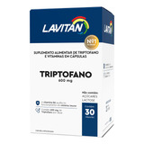 Suplemento De Triptofano 600mg E Vitaminas Cápsulas Lavitan