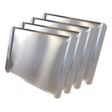 Bandeja De Aluminio Plana 44 X 32 Cm Espesor 1 Mm Para Horno Convector Modelos Pauna Silcook Moretti