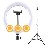 Kit Aro De Luz Led Selfie Celular Cámara + Trípode Control