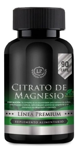 Zeo Sport Premium Citrato De Magnesio En Pote De 50g 90 Un Sabor 1 Frasco (90 Caps)