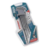 Juego Llaves Allen Estrella Torx 9 Piezas Total Tht106391