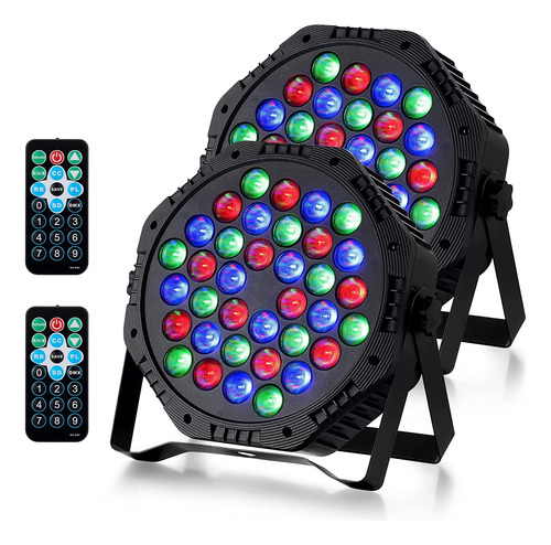 Luces De Escenario, 36 Luces De Fiesta Par Led Control ...