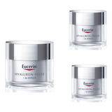 3 Cremas Eucerin Hyaluron-filler De Noche De 20ml Cada Una