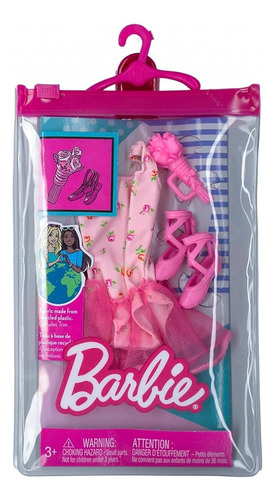 Ropa Barbie Fashion Pack Bailarina Hjt32 Original