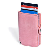 Billetera Mujer Cuero Limited Wallet - Tarjetero Rfid Pink
